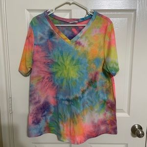 Chic Soul Tie Dyed Top